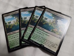 Windurst, Federation Center Final Fantasy Magic The Gathering Regular X 4 - Imagen 1 de 2