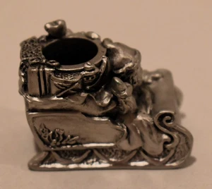Mini Möwe Zinn Kanada Schlitten Kerzenhalter - Bild 1 von 5