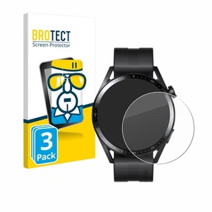 3x Schutzglas Panzer für Huawei Watch GT 3 (46 mm) 9H Display Echt Glas - Zdjęcie 1 z 7