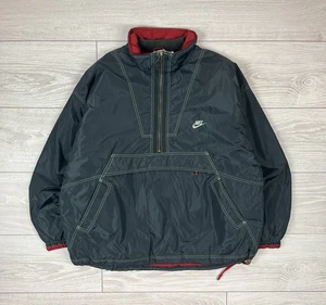 Nike Vintage 90s Beaverton Sports Nylon Anorak Jacket Mens XL Size - Picture 1 of 7