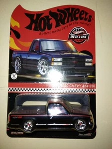 Hot Wheels RLC 1990 Chevy SS 454 Black Silverado Red Line Club *READ DESCRIPTION - Picture 1 of 5
