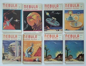 NEBULA SCIENCE FICTION MAGAZINE ISSUES 15 16 17 18 19 20 22(×2) UK PULP 1956-57 - Picture 1 of 24