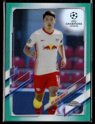 2020 Merlin Chrome UEFA Champions League Aqua Hee-chan Hwang 024/199 #10 - Image 1 of 2