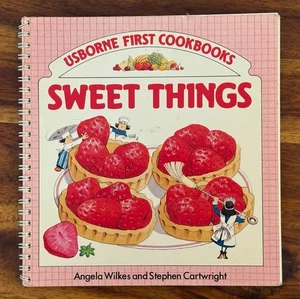 Usborne First Cookbooks Sweet Things Cook Book Wilkes Cartwright 1983 Vintage - Picture 1 of 5