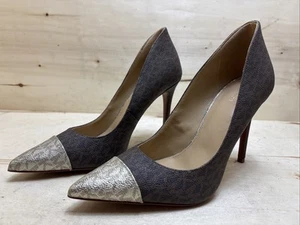 MICHAEL KORS STILETTO ABSATZSCHUHE HIGH HEELS SLIP-ON PUMPS Gr:41 US:10M BRAUN - Bild 1 von 7
