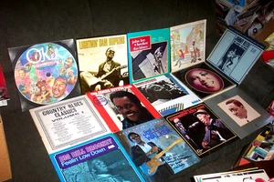 13 CT BLUES LP LOT LIGHTNIN' HOPKINS, HOWLIN WOLF, MUDDY WATERS, JOHN LEE HOOKER - Picture 1 of 2