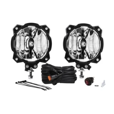 KC HiLiTES Gravity Pro6 Alta Salida LED Plug-N-Play Kit de Luz de Conducción-Universal Foto 1 de 2