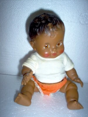 Vintage  black sun rubber, sunbabe, so-wee. 9" tall   a - Image 1 of 4