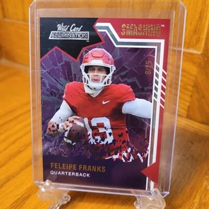 2021 Wild Card Alumination Smashing #SM-23 Feleipe Franks (RC) 8/25 - Picture 1 of 3