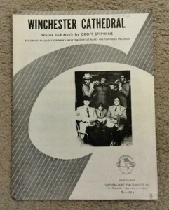 New Vaudeville Band Winchester Cathedral 3pgs Sheet music Geoff Stephens VGVG+ D - Picture 1 of 2