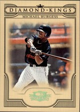 2008 Donruss Threads Diamond Kings Gold #25 Michael Burgess /100