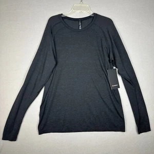 NEU Lululemon Herren XL Metal Vent Tech Langarm 2.0 Hemd Coal Black M3BL4S - Bild 1 von 7