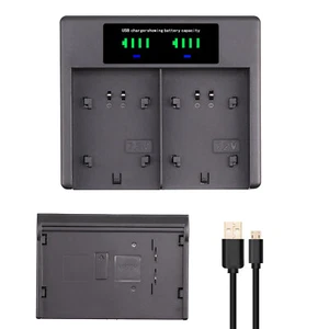 LCD USB-C Akku Ladegerät NP-77H für NP-55 NP-33 NP-67 NP-78 NP-98 Sony Kamera - Bild 1 von 8