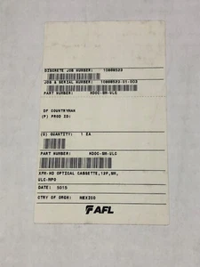 AFL HDOC-SM-ULC XFM SM 12F Cassettee LCU - Picture 1 of 4