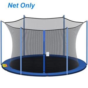 6 Poles Replacement Trampoline Safety Enclosure Round Net Only For 14ft Frame - Picture 1 of 12