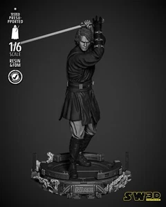 Anakin Skywalker Episode III - Maßstab 1:12 - Star Wars Fan Art Figur, 3D Druck - Picture 1 of 6