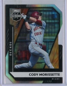 2021 Elite Extra Edition Decade Die Cut #52 Cody Morissette - Picture 1 of 1