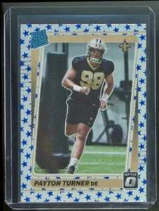 PAYTON TURNER 2021 Panini Optic SSP Blue Stars Prizm Rated Rookie Card #259 - Picture 1 of 2