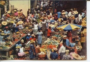 CP Guadeloupe - Pointe-à-Pitre - Le marché Saint-Antoine - Imagen 1 de 2