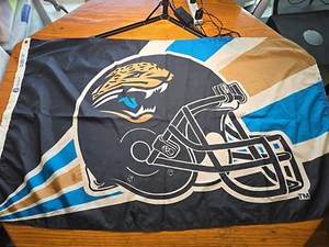 NFL Jacksonville Jaguars NYL-GLO Flag 60Inx34In USED Great Condition - Picture 1 of 6