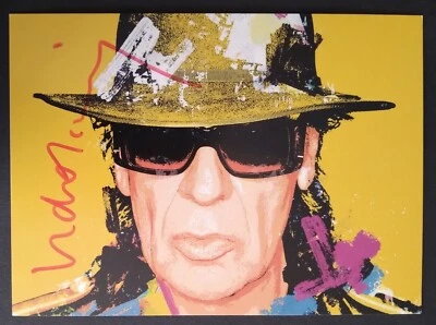 Udo Lindenberg AK Dolcerita "Udopium" 2021 original handsigniert ungeklebt - Bild 1 von 2