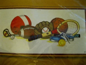 Set Sunset 2601 ALL AMERICAN Sports Balls Schläger Schläger 10x20" 1976 NEU komplett - Bild 1 von 5