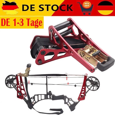 Tragbare Bogenschießen Ratsche Bogenpresse Werkzeuge für Compoundbögen Jagd - Bild 1 von 4