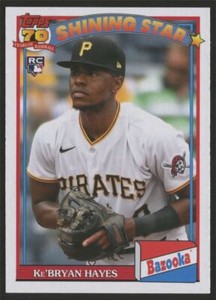 2021 TOPPS ARCHIVES 1991 BAZOOKA SHINING STARS KE'BRYAN HAYES RC #91BZ-2
