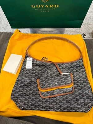 GOYARD Boheme Hobo PM Black Shoulder Bag with Pouch Brand New Ready To Ship - Image 1 of 4