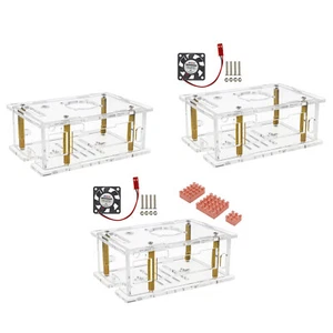 Orange Pi RV2 Development Board Acrylic Shell Heat Dissipation Transparent BoxU1 - Afbeelding 1 van 18