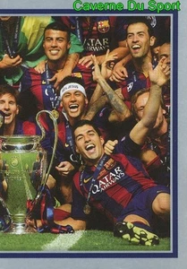610 FC BARCELONA 2014/15 2/2  WINNERS STICKER CHAMPIONS LEAGUE 2016 TOPPS - Picture 1 of 1