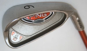 Ping G10 6 iron with Ping TFC129i regular flex graphite shaft - white dot lie - Picture 1 of 4