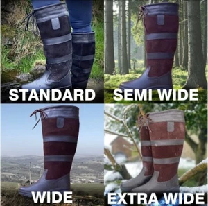 KTY Riding / Country Boots Equestrian Walking Leather - Waterproof cheap SALE