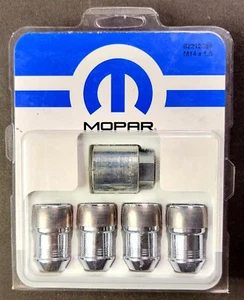 Mopar Locking Lug Nut Set M14 x 1.5 82212564 - Picture 1 of 3
