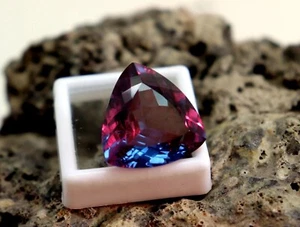 10 Ct Bi-Color Alexandrite Natural Certified Loose Gemstone Mother's Day Gift - Picture 1 of 6