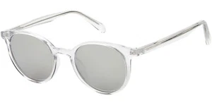 Fossil Men's Crystal Round Pantos Sunglasses w/ Mirror Lens - FOS3115GS 0900 T4 - Picture 1 of 3