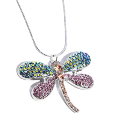 Paparazzi Libélula Desafío - Collar Púrpura Foto 1 de 4