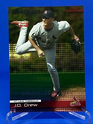 2004 Donruss #342 JD Drew Career Stat Line Insert #173/280 St Louis Cardinals - Image 1 of 2