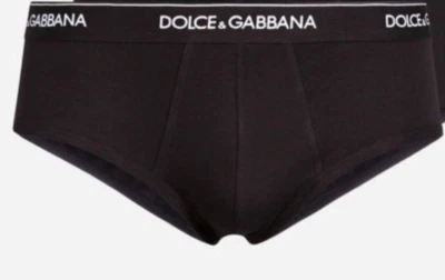Мужские брифы Dolce & Gabbana L130348 Black Day By Day Bi Pack Brando размер 5 - Изображение 1 из 3