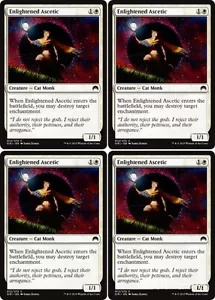 MTG - 4x ENLIGHTENED ASCETIC - Magic Origins (C) - Picture 1 of 1