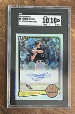 🔥 2017 Donruss '83 Retro Signatures #RSTH Todd Helton HOLO 📈 SGC 10 AUTO 10 🔥