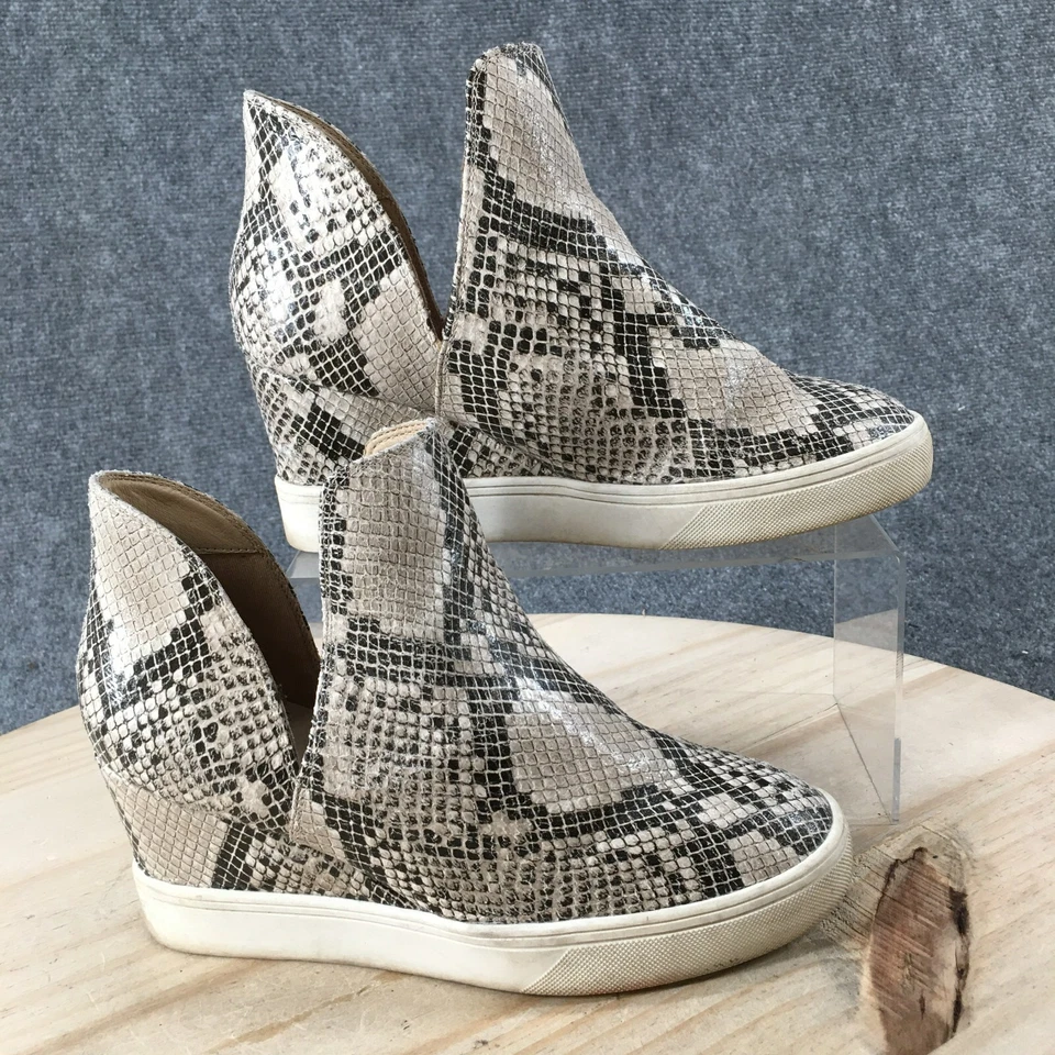 Mia Botas Mujer 8M Kate Corte Botines Beige Imitación Cuero Piel de Serpiente Foto 1 de 4