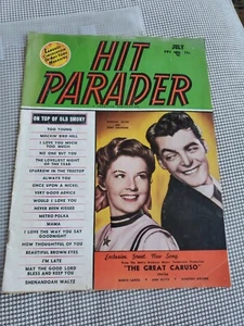 Hit Parade Song Magazine Music Great Caruso Mario Lanza Barb Bates & R. Calhoun - Picture 1 of 6