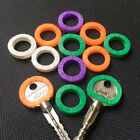 32PCS Round Key Cap Covers Ring Silicone Key Ring Identifier Coded ID Marker