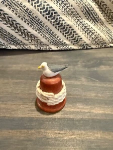 VIntage Ceramic Thimble Santa - Picture 1 of 3