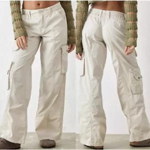 Urban Outfitter BDG Y2K cargo low rise 100% cotton pants size L NWT - Picture 1 of 4