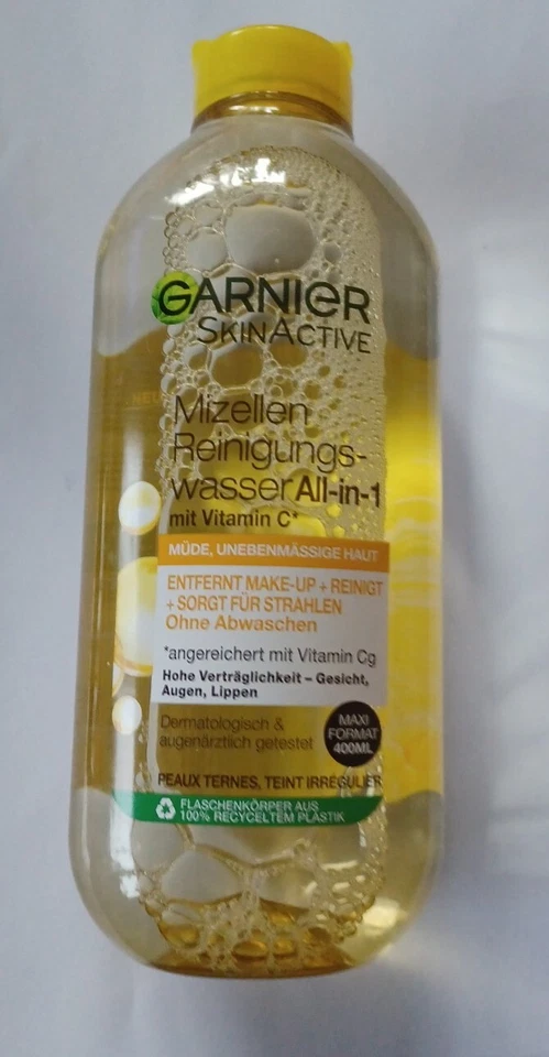 GARNIER SKINACTIVE Mizellen Reinigungs Wasser All -in-1 Mit Vitamin C. - Bild 1 von 1
