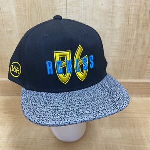 Young And Reckless (Y&R) - RCKLSS 86 - Adjustable Snapback Hat - Black/Yellow