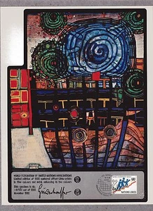 HUNDERTWASSER ( VEREINTE NATIONEN ) WFUNA KUNSTGRAFIK - 1980 - GENF FD GESTEMPELT - Bild 1 von 3