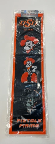 Oklahoma State Cowboys NCAA Winning Streak Embroidered Heritage Banner! Cover